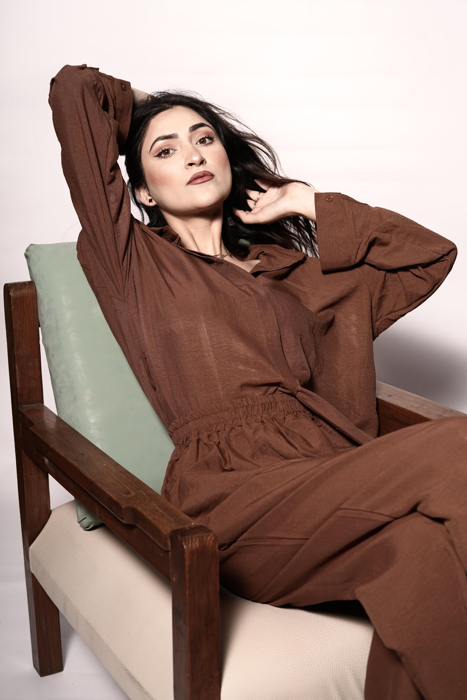 Seoul Ease Co-Ord Set – Mocha Rust